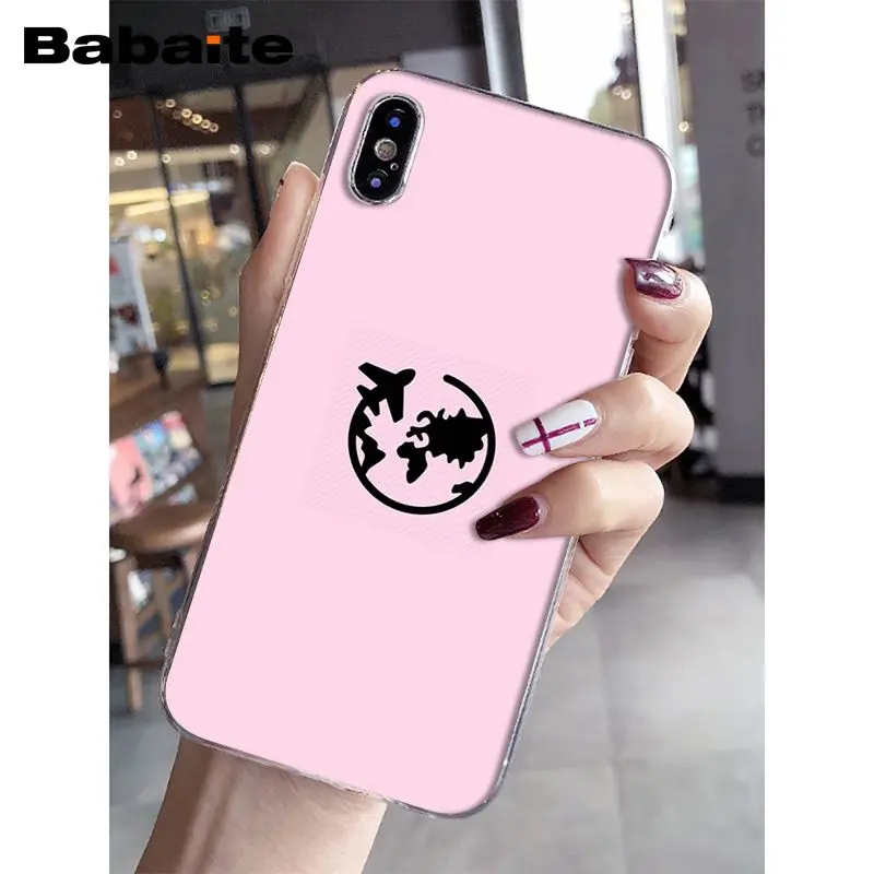 Travel the world paper plane aircraft pink