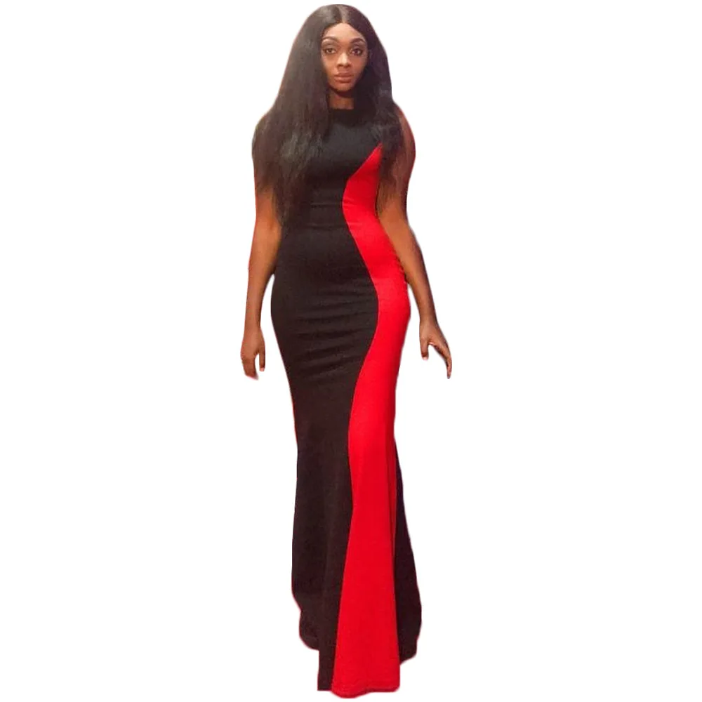 

Sexy fashion patchwork African dresses for summer 2019