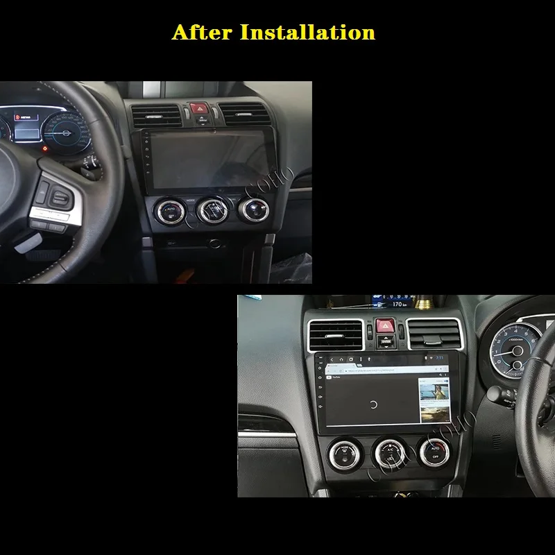 Clearance 1 din android 9.0 8-core 4+64G IPS Screen car radio gps navigation Multimedia Player for Subaru WRX 1
