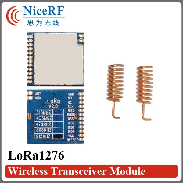 imágenes para 2 unids/lote LoRa1276 100 mW SX1276 Chip SPI Interfaz Sensibilidad-139 dBm 915 MHz 4 km Larga Distancia RF transmisor Y el Receptor imágenes para 2 unids/lote LoRa1276 100 mW SX1276 Chip SPI Interfaz Sensibilidad-139 dBm 915 MHz 4 km Larga Distancia RF transmisor Y el Receptor