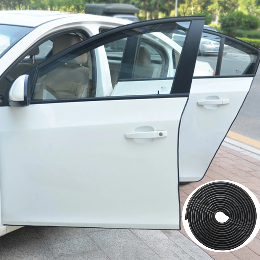 5m Rubber Universal Car Door Edge Guards Trim Molding Protection Strip