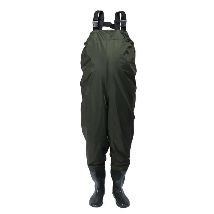 

Outdoor Fleece warm Waterproof wading overalls with boots Male Strap Fishing Camping Farming Jumpsuits Breathable Waders A70503