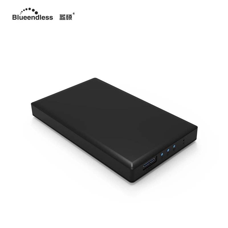 Blueendless Беспроводной удаленный Мобильный Usb жесткий диск Hdd 2,5 дюймов пластиковый внешний Usb жесткий диск ноутбук