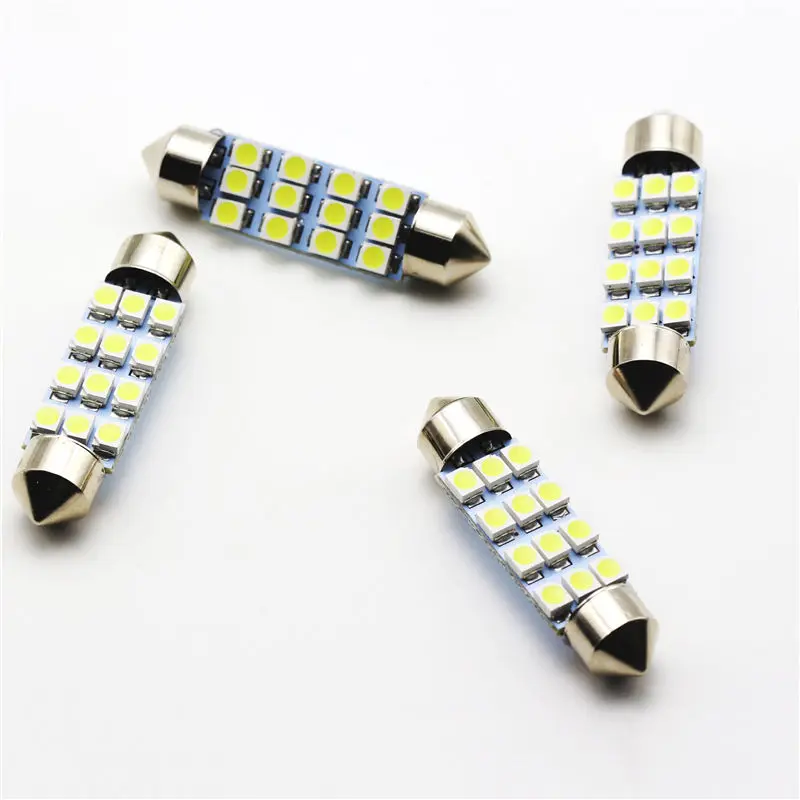 2 шт. автомобильные светодиодсветодиодный лампы 12 3528 SMD 40 мм|interior accessories|car