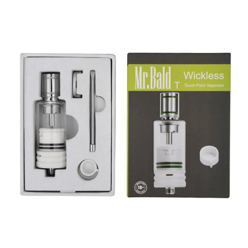 Стеклянный мундштук сменный стержень адаптера Dab для Longmada 510 Nail Rig Mr.Bald T простой