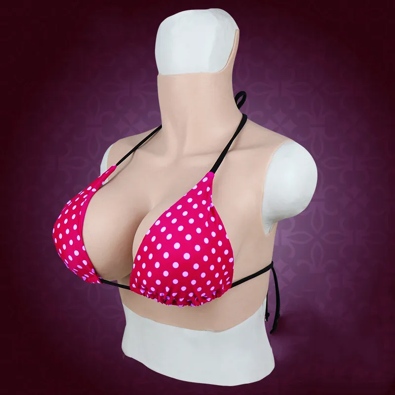 

Transgender Silicone Fake Huge Boobs Breast Forms Crossdressing G Cup for Drag Queen Shemale Crossdresser