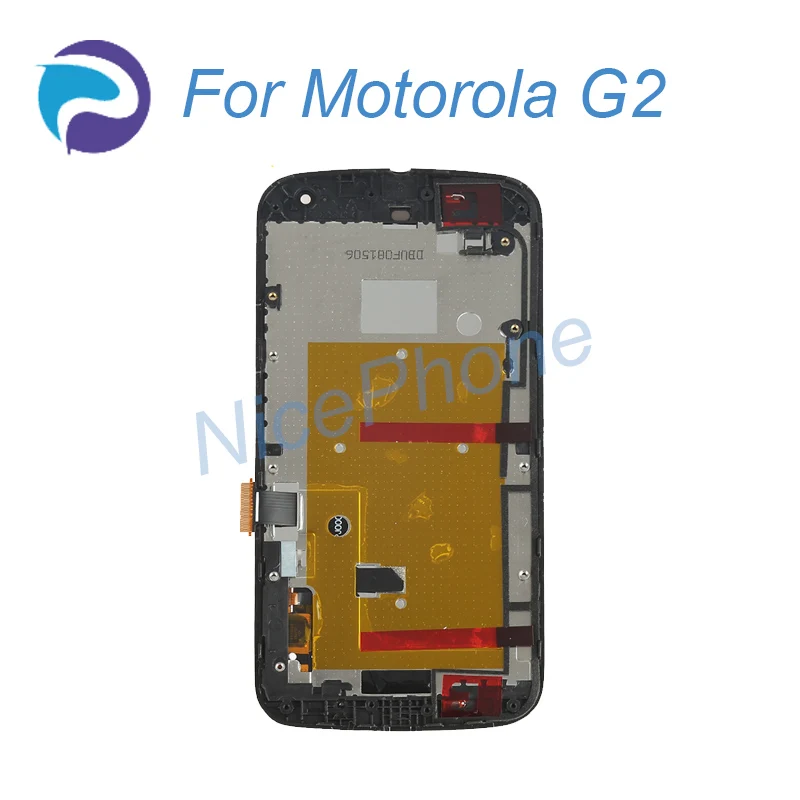 Для MOTOROLA G2 ЖК экран Замена с рамкой Дисплей сенсорный дигитайзер для Moto Gen XT1063 XT1064