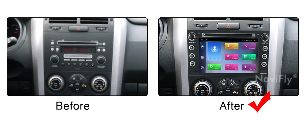 Discount Android 9.1 HD screen 32G ROM 2din Car multimedia gps player for SUZUKI GRAND VITARA 2007-2013 car radio bt DVR view camera 8