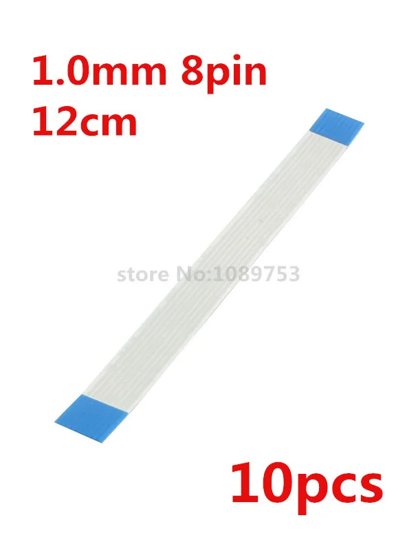 

10pcs/lot Length 120mm 12cm Pitch 1.0mm 8 pin Isotropy Type A Flexible Flat Cable Wire