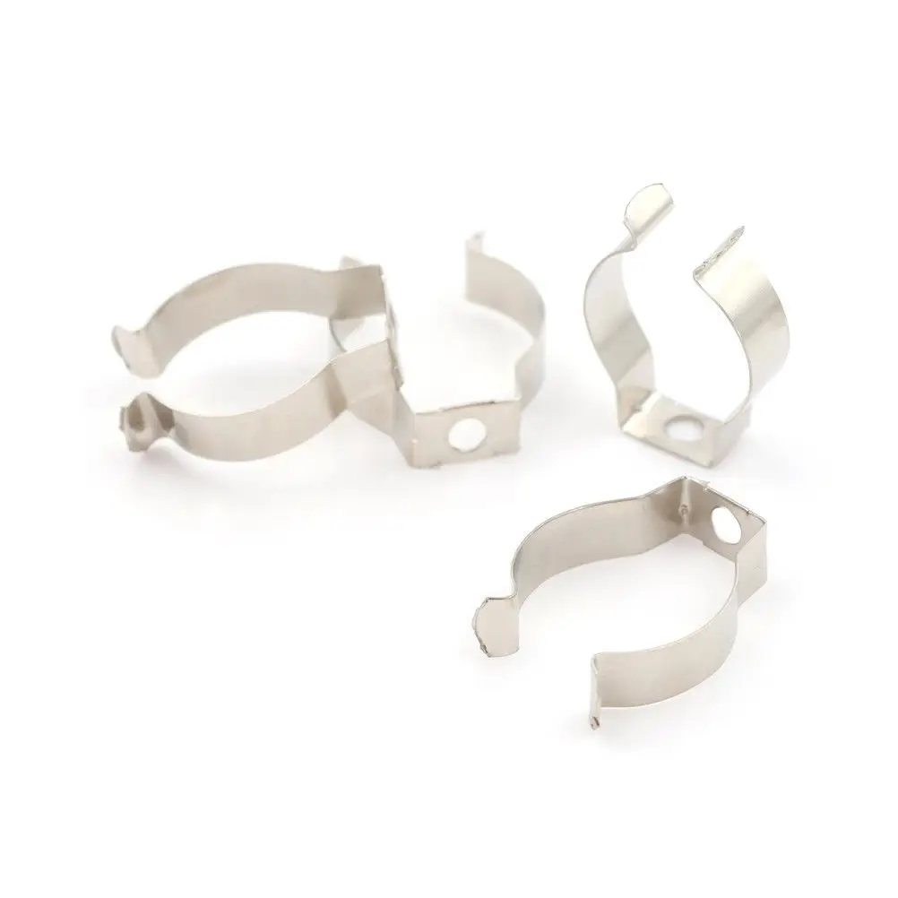 

4Pcs/lot U Clips Connector Tube Lamp T8 Wall Clip For LED Fluorescent Light Base Socket Bracket Fitting Holder