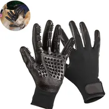 Перчатка для ухода за домашними животными, собаками, кошками, щетка для чистки волос, расширенные резиновые перчатки для ухода за домашними животными