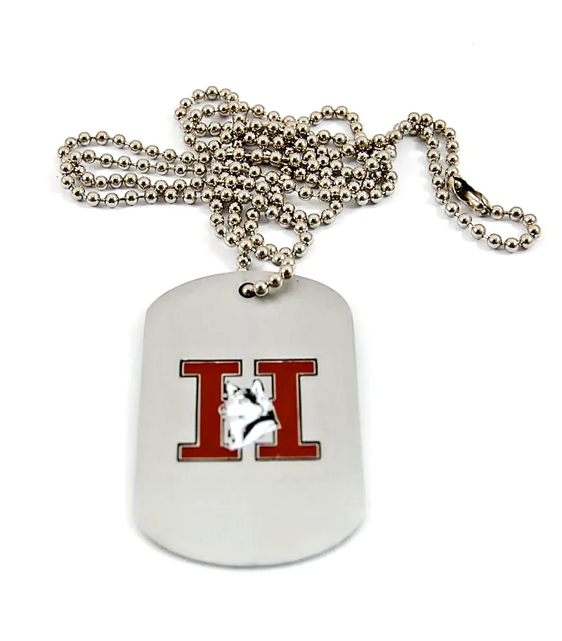 Buy Customized Aluminum metal dog tag with 55m ball