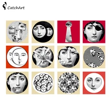 Creative European PVC tile sticker fornasetti design square Self-adhesive waterproof bathroom/kitchen wall stickers tile /wall gray wood vinyl film waterproof tile flooring kitchen bathroom self adhesive flooring tile wall tile sticker