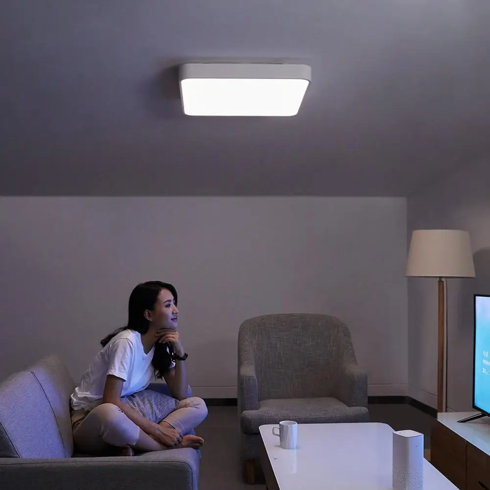 XIAOMI MIJIA Yeelight потолочный светильник плюс умный светодиодный ночник, светильник для спальни, гостиной, лампа с управлением от пыли