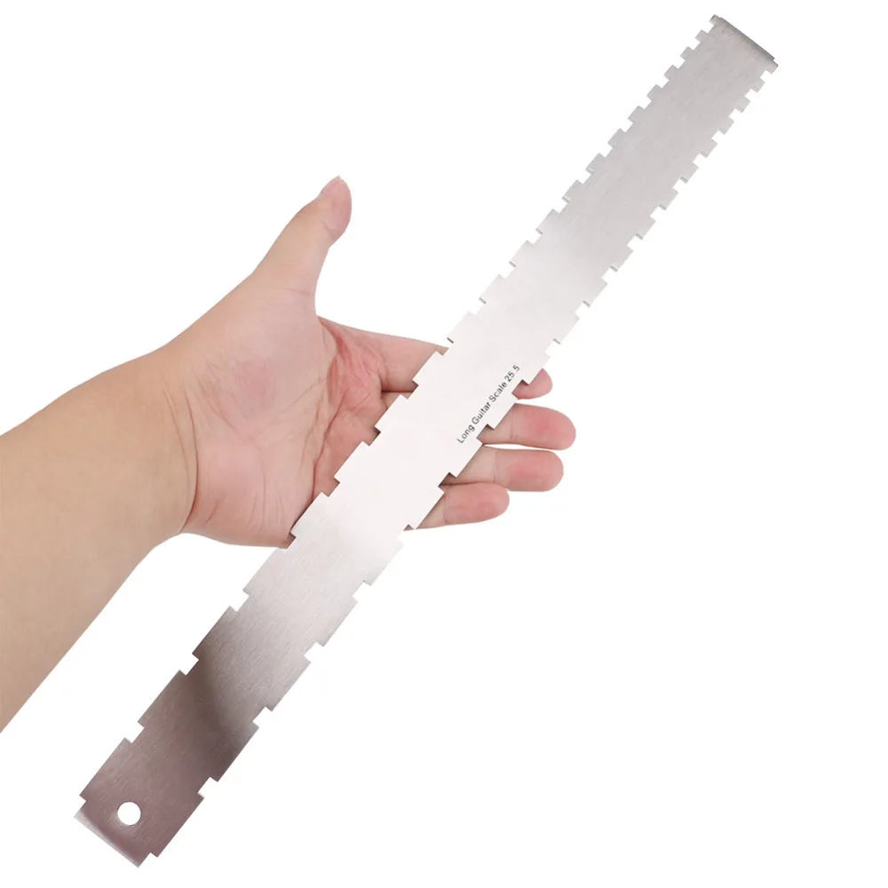 

Homeland Guitar Neck Notched Straight Edge Luthiers Tool For Most Electric Guitars For Fretboard And Frets Stainless Steel