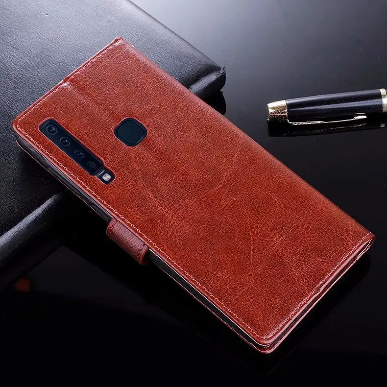 For Samsung Galaxy A8S Case Premium PU Leather Wallet Flip SM-G8870 | Мобильные телефоны и аксессуары