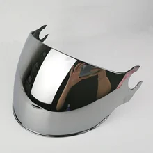 LS2 OF562 casco lente supplementare argento colorato nero esterno visiera sostituzione visiera lente per LS2 OF562 aperto mezzo del fronte casco