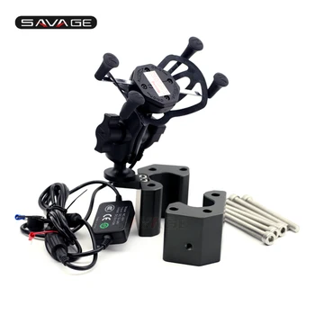 

Handle Bar Adapter & Mobile Phone Navigation Bracket & USB Charger For KAWASAKI ZG1400/GTR1400/CONCOURS 14 Motorbike Accessories