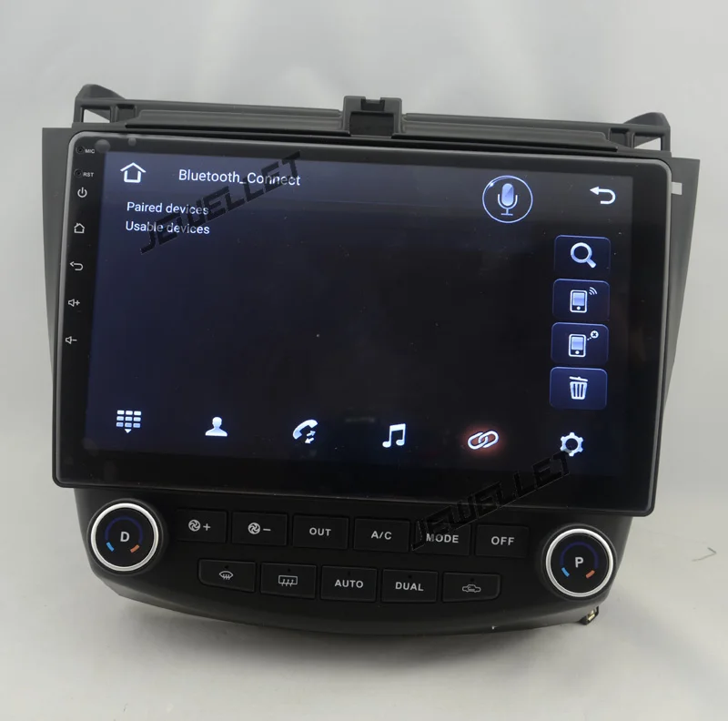 Clearance 10.1" Quad core 1024*600 HD screen Android 8.1 Car GPS radio Navigation for Honda  Accord 2003-2007 with 4G/Wifi DVR OBD 1080P 12