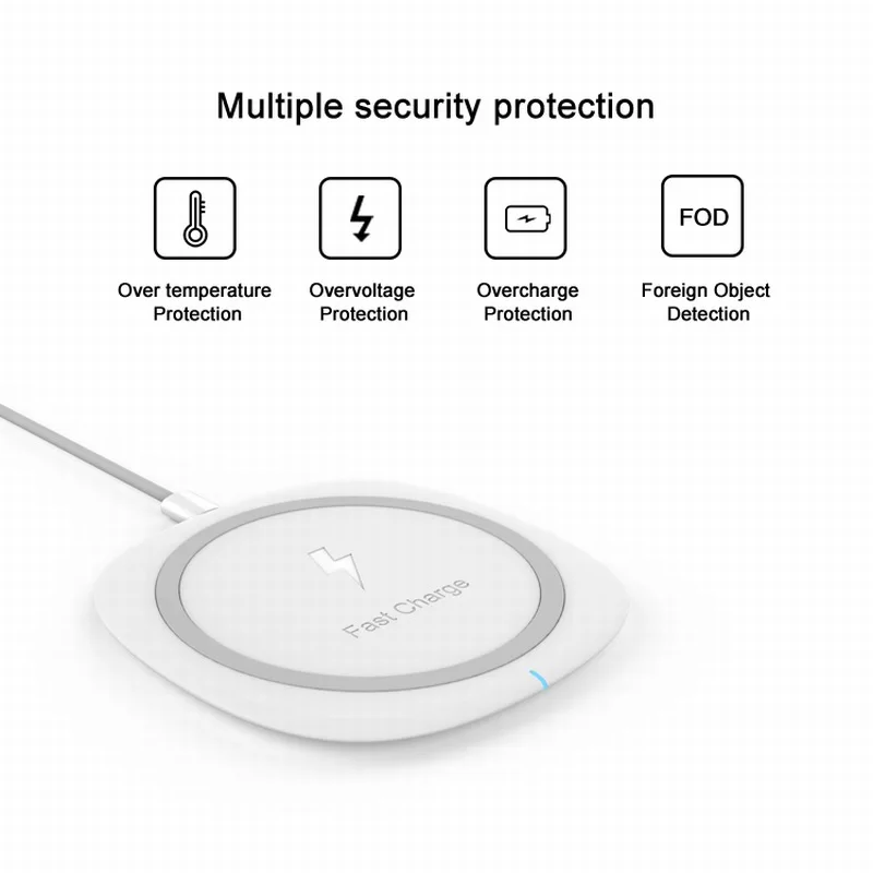 Ascromy 10W QI Wireless Charger Charging Pad for iPhone 8 Plus X 10 iPhone8 Samsung Glaxy S8 Note 8 5 S7 edge S6 Fast Charger qi (15)