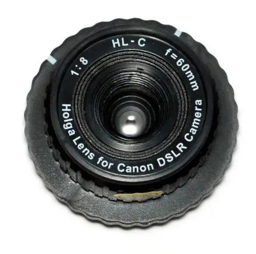 NEW Holga HL-C 60 mm f/8.0 Lens For Canon DSLR SLR Camera Black
