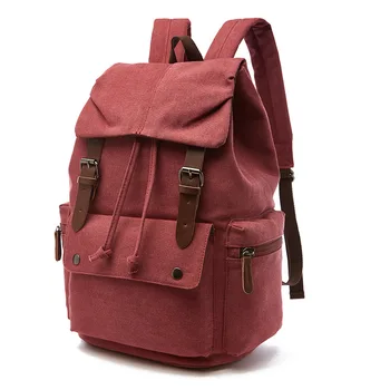 

Boshikang Women Backpack Daily Laptop Backpacking 7color Canvas Backpacks Travel Large Capacity Luggage Bagpack Female Bag