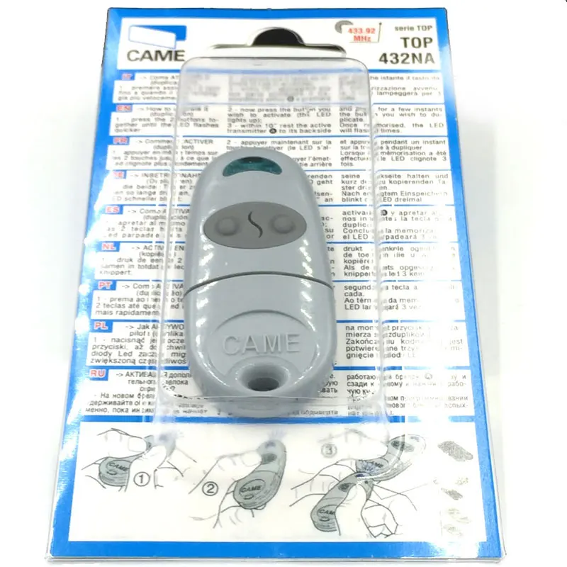 

5pcs For CAME TOP 432NA Gate door Hand Remote Control