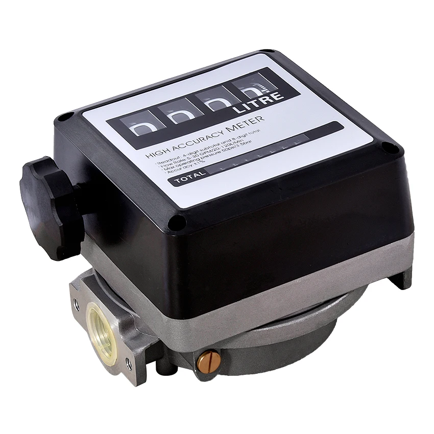 New Arrival FM 120 Gasoline Flowmeter Four Digital Diesel Fuel Oil Flow