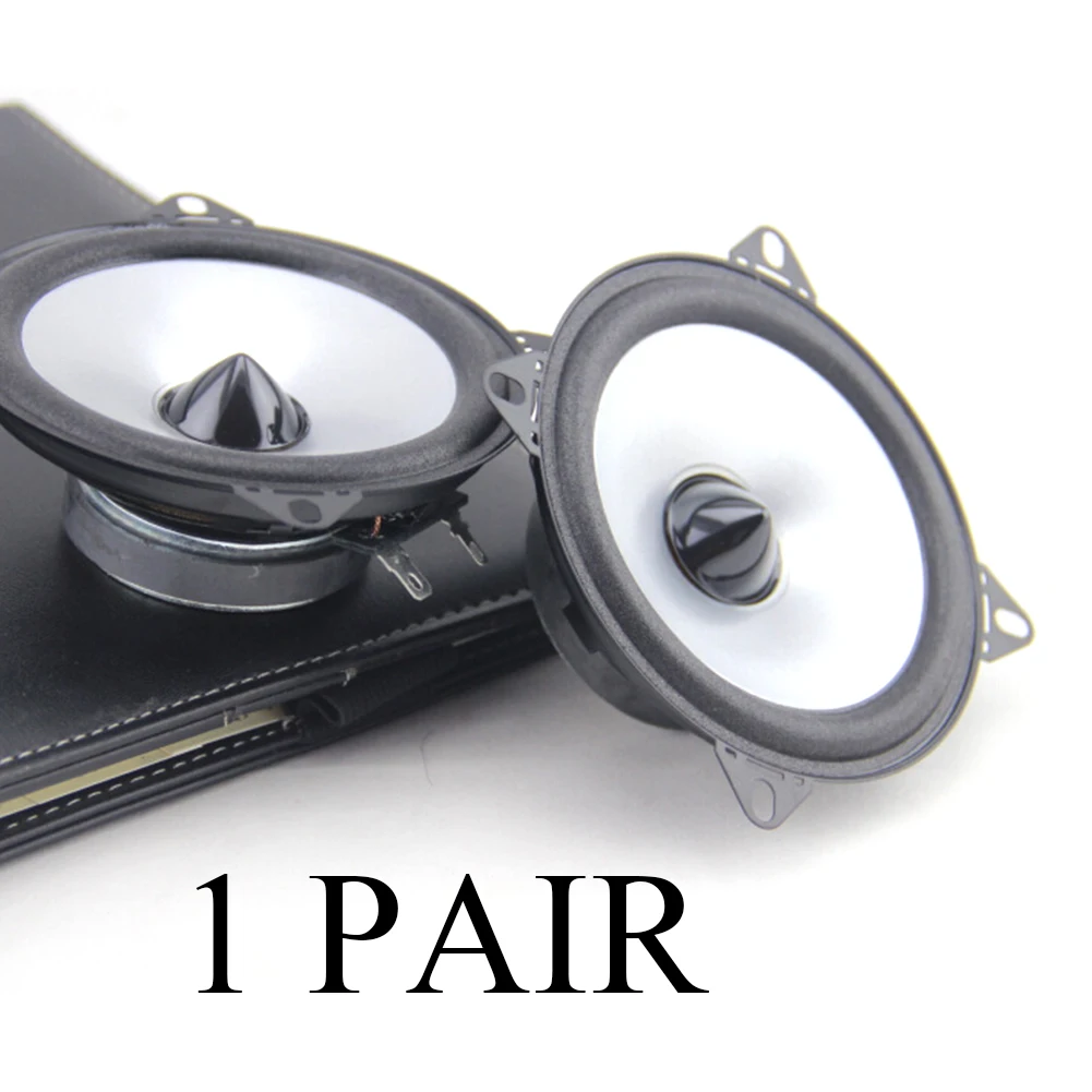 

1 Pair 4 Inch Full Range Stereo Horn Coaxial Loud Easy Install HIFI Vehicle Music Car Speaker Auto Monomer Audio Sound