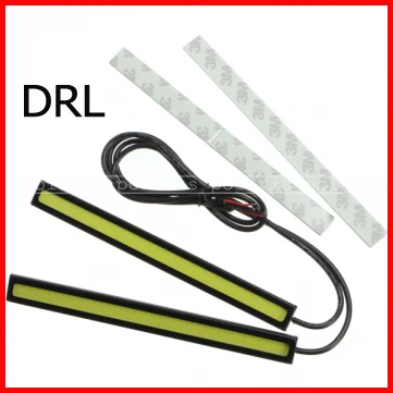 2pcs/set 12V LED Daytime Running Lights COB DRL Fog Driving Lamp Waterproof day time running light | Автомобили и мотоциклы