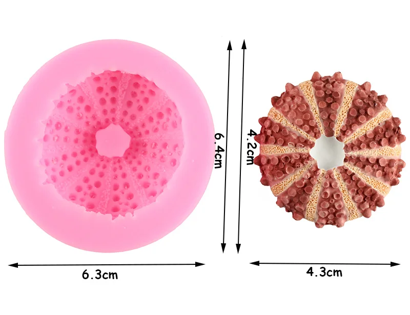 Морская Раковина Морская звезда в виде ракушки хвост форма помадка торт конфеты силиконовые формы DIY украшения торта инструменты Мыло Смола глина шоколад формы