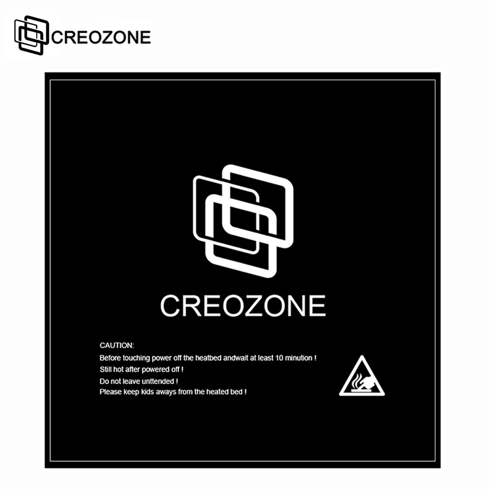 CREOZONE B2 1 шт 220x220mm 3D поверхность печати построить лист пластинчатый горячие наклейки для кровати 3D-принтеры Запчасти печати наклейка для платформы