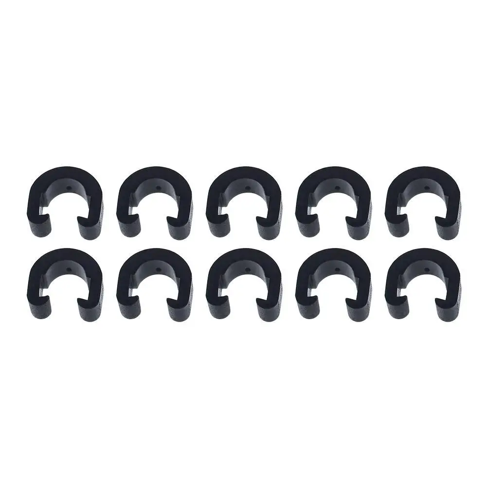 

10pcs Jagwire C-Clip Cable Housing Hose Guide For Bike Bicycle Black Sports