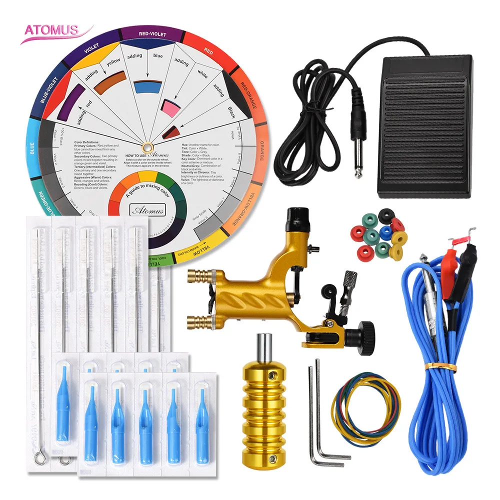 

Tattoo Machine Maquina Tatuagem Rotary Set De Tatuar Profesional Tatuage Tattooo Machine Professional Kit Tatouage Rotative Set