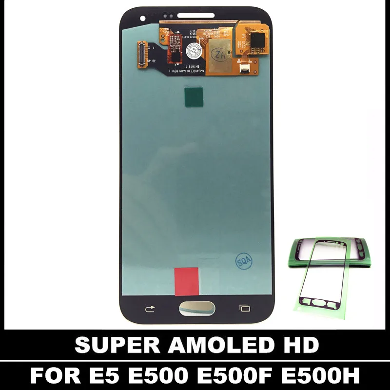 100% высококачественный ЖК-дисплей для Samsung Galaxy E5 E500 E500F E500H E500M Super AMOLED экран в сборе