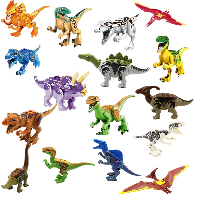 Jurassic World 2 Legoings Dinosaurs Figures Tyrannosaurus Rex Building Block Bricks Toys Dinosaur Action Figure Model Collection oenux prehistoric jurassic tyrannosaurus rex spinosaurus t rex dinossauro world model savage dinosaurs action figure toy for kid