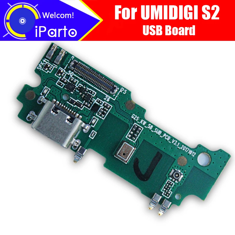 UMIDIGI S2 Плата usb 100% оригинал новый сенсорный дигитайзер для зарядная плата с входом