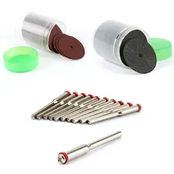 Dophee Dremel Интимные аксессуары 24 мм Резка диски отрезать шлифовальные Колёса диск для вращающихся инструмент для Резка металл + 10 шт. 3.175 мм 72