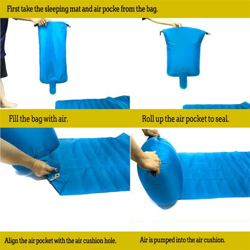 Lightweight Sleeping Pad for Camping, Backpacking, Hiking - Ultralight and Compact Inflatable Air Mattress Pads6