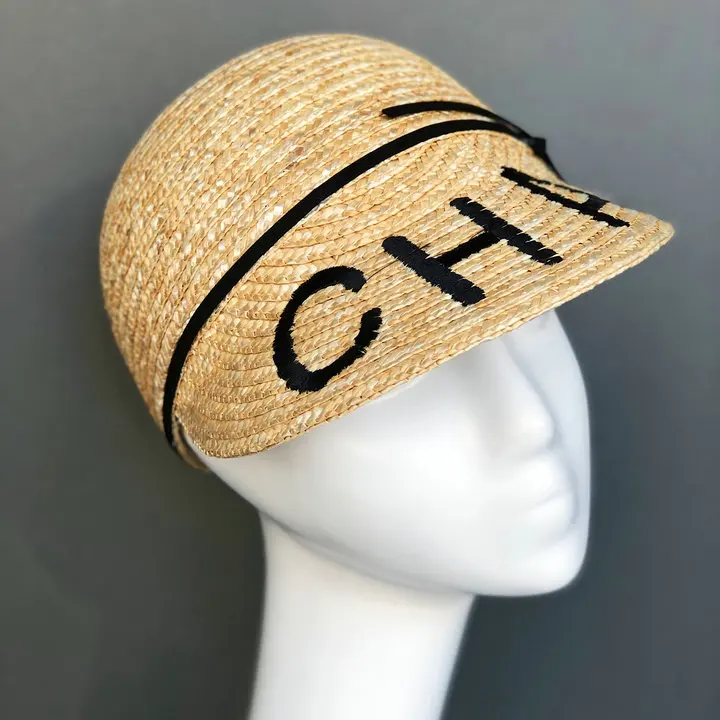 Новая соломенная свинина пирог Конный бейсбольная кепка для женщин и мужчин высокого качества Модные Украшенные бантом бейсболки женская шляпа лето