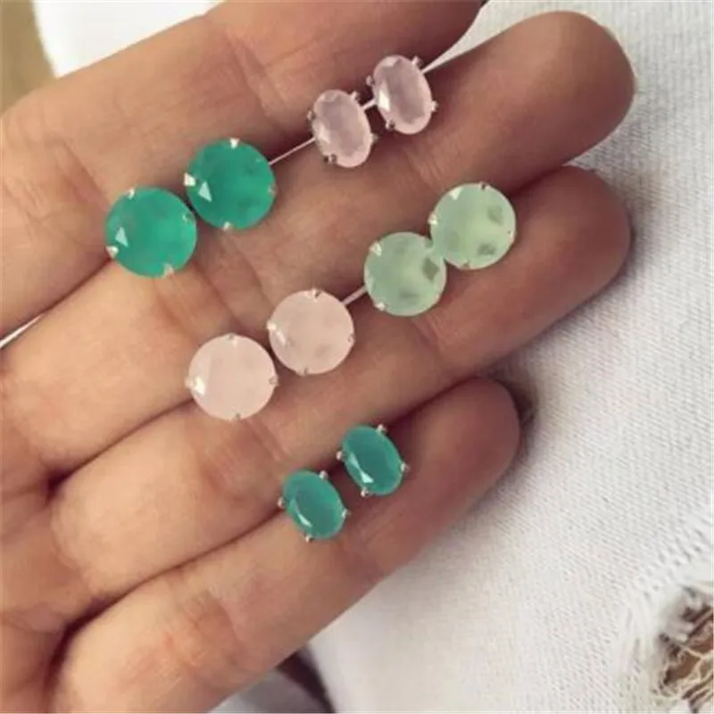 Adolph Модный кристалл крыло Стрекоза лист милые серьги-гвоздики наборы для женщин винтажные серьги стрелы 5 пар/уп. модные ювелирные изделия хит