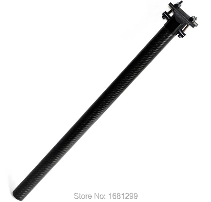 

New OEM mountain bike 3K full carbon fibre seatposts carbon bicycle seatpost use for Folding bike 33.9*580mm Free shipping