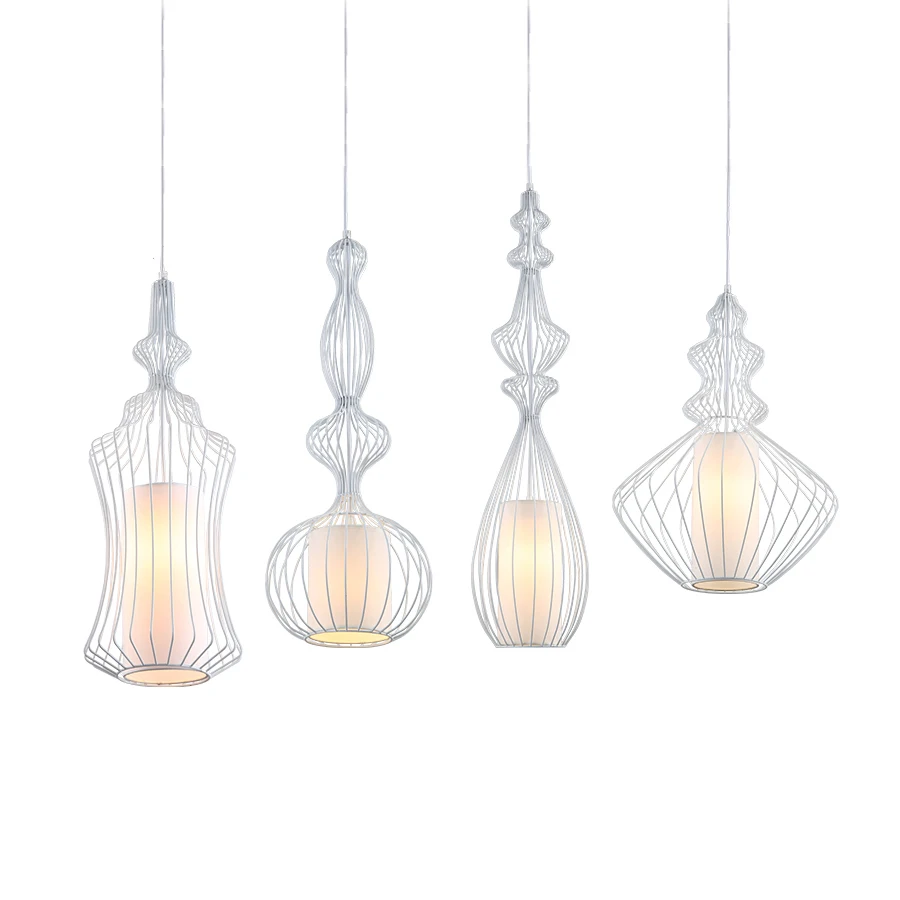 Us 10398 20 Offschwarz Weiß Moderne Anhänger Lampen Design Dänemark Rustikalen Beleuchtung 1 Stück Stoff Metall Eisen Luxus Lichter Für Esszimmer