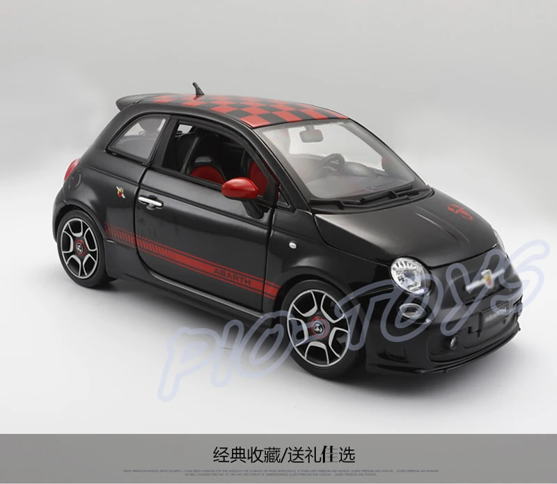 Новое поступление подарок Abarth 1/18 модель металлический седан автомобиль сплав украшения Игрушечная машина модели весы моделирование большая коллекция подарок