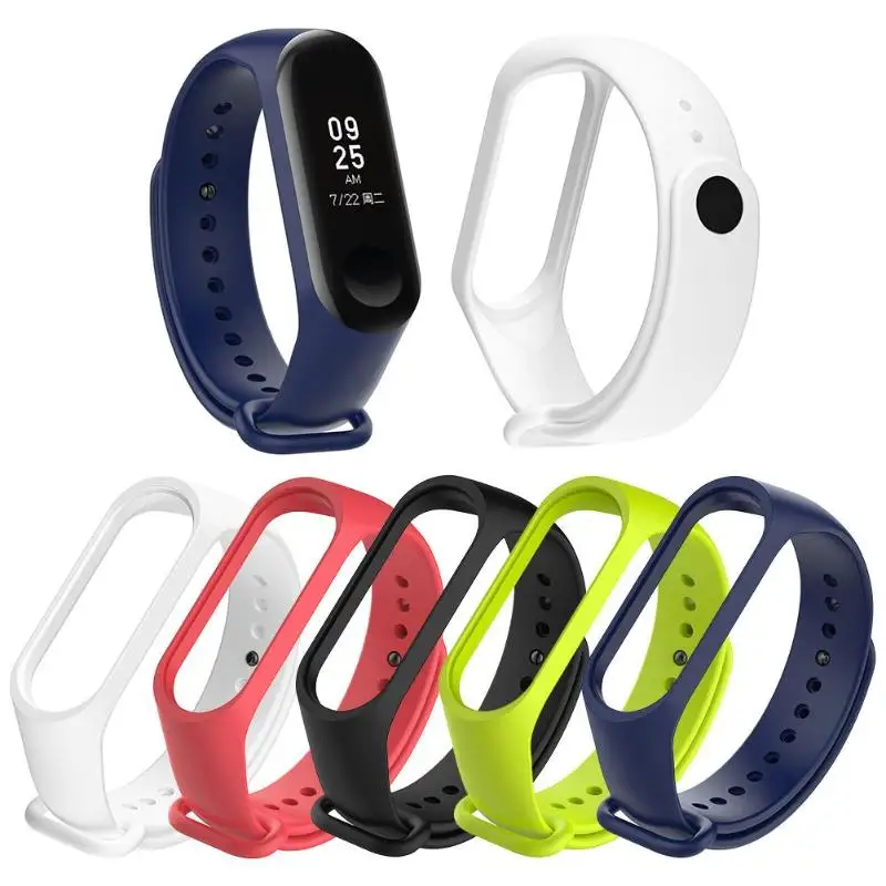 

Silicone Wristband Bracelet Watch Strap Replacement for Xiaomi Miband 3 4