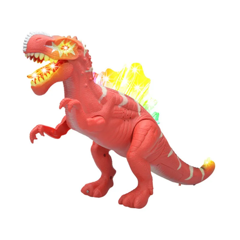 PVC Electronic Dinosaur Robot Toy Electric Dinosaurs With Light Sound