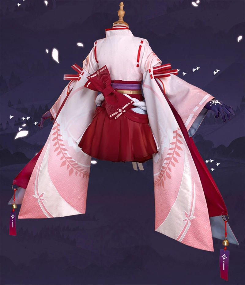 Демонический нож для девочек Yoto Hime Onmyoji Косплей Youtouhime косплей костюм кимоно платье полный комплект