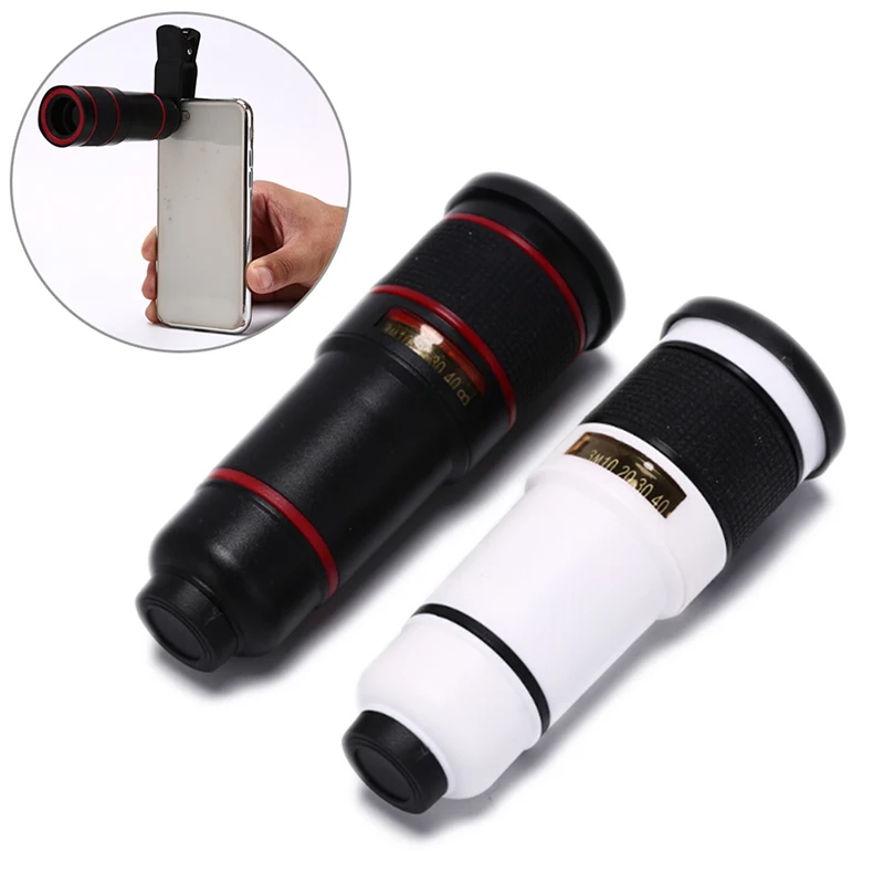 Universal Mobile Phone Telephoto Lens 14X Zoom Optical Telescope Magnifier Camera Lens With Clips For Smartphone
