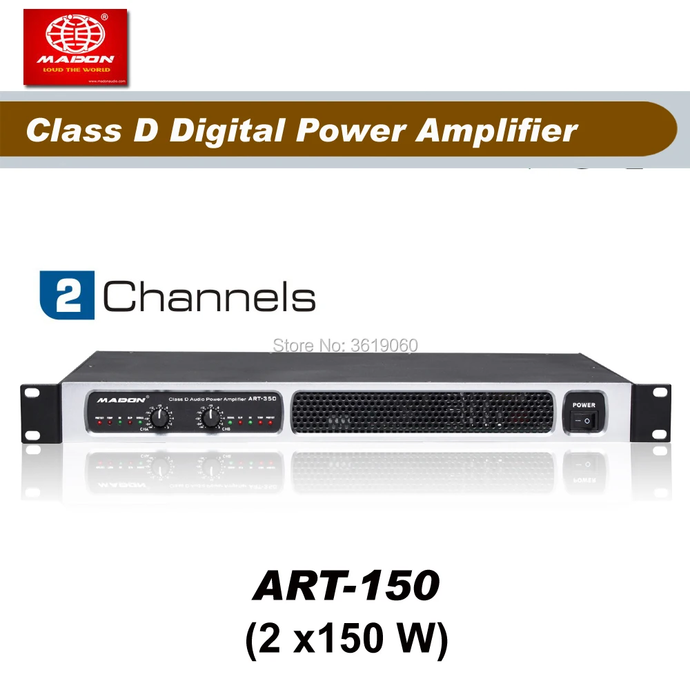 Free Shipping  ART-150  2 Channels 150W Class D