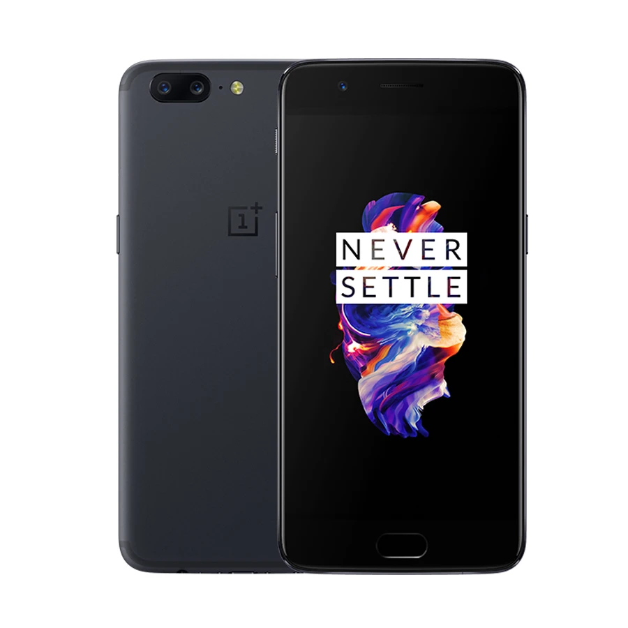 Мобильный телефон Oneplus 5 A5000, 4G LTE, Восьмиядерный процессор Snapdragon 835, 5,5 дюймов, 6 ГБ ОЗУ, 64 Гб ПЗУ, двойная задняя камера, отпечаток пальца, ID, NFC